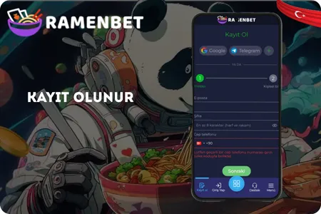 Ramenbet'te bir hesap oluşturun